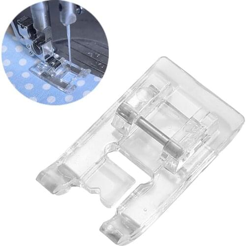 Clear Open Toe Satin Stitch Presser Foot For All Domestic Low Shank Snap-on Sewing Machine Accessories 0532