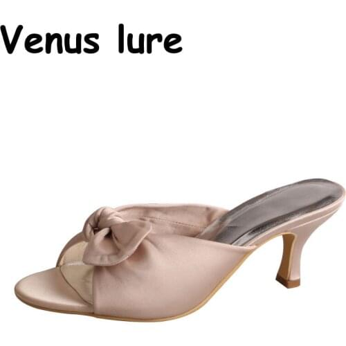 Nude Color Bridal Shoes for Short Dresses Wedding Sandals for Bridesmaid