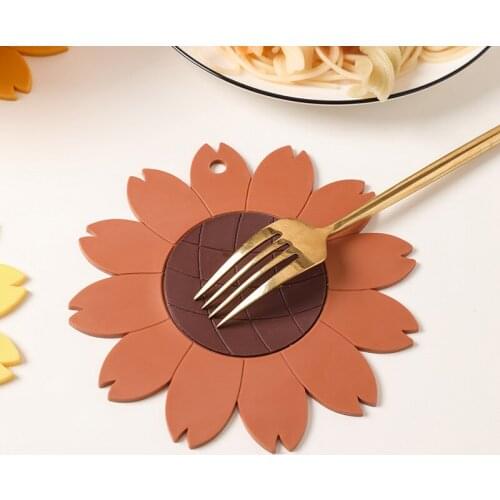 Thickened Kitchen Silicone Cup Pad Bowl Cushion Insulation Pad Home Dining Mat Table Mat European Kitchen No Hot Mat