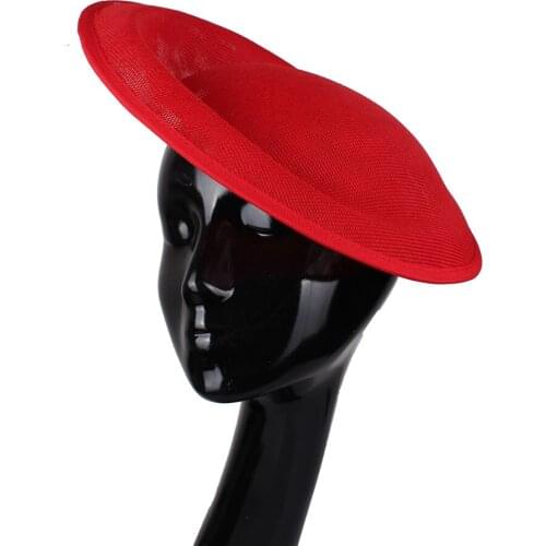 Vintage Chic 30 CM Big Size Fascinator Base For Bride Women Fascinator Hat DIY Hair Accessories New Fashion Party Tea Headwear