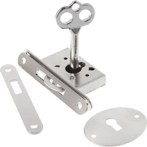 Vintage Drawer Lock With Key Antique Small Box Cabinet Door Locks Furniture Fittings