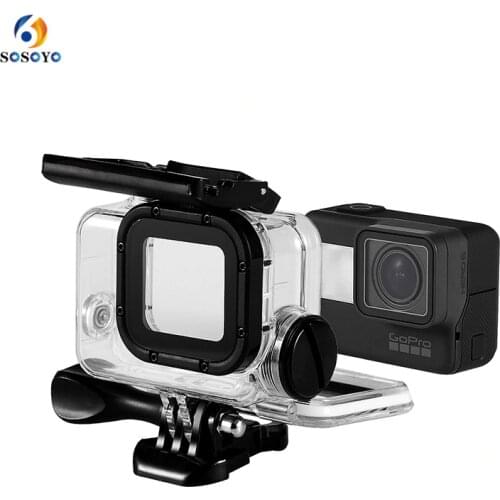 Charging Waterproof Housing Case Underwater waterproof shell for GoPro Hero 6 Hero5 Sports Action Camera Accessories