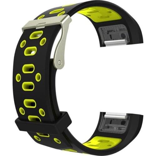 Replacement Bands for Fitbit charge 2 Soft Silicone Band Metal Buckle Fitness Wristband Sport Strap Women Men Square Hole 7