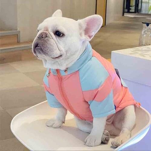 Dog padded clothes method fighting Pug Schnauzer winter clothes Shiba Inu bichon padded winter coat warm and thick