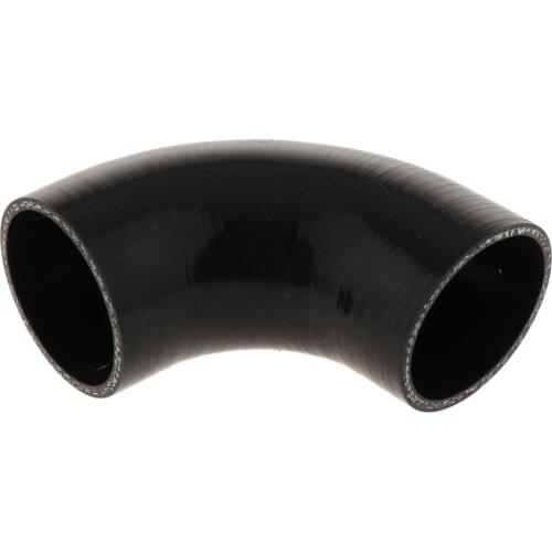 63mm 4-ply Vacuum Air Silicone Hose 90 Degree Pipe Tube Intake