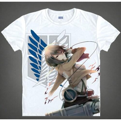 Attack on Titan T-shirt kawaii Japanese Anime Handmade Manga Shirt Cute Cartoon Eren Yeager Cosplay Tshirt 37186784874 tee 10