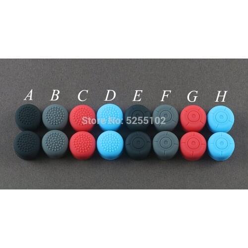 2PCS Rubber Silicone Heighten Caps Thumbstick Cover Case Skin Joystick Grip Grips For Nintendo Switch Joy Con NS NX Controller