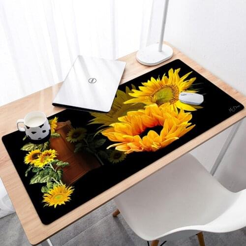 2021 Hot Sales Gamer Play Mats Big Size Rubber Game Mouse Pad Lord Of The Mouse Pad 2mm Mouse Pad Flowers Pattern
