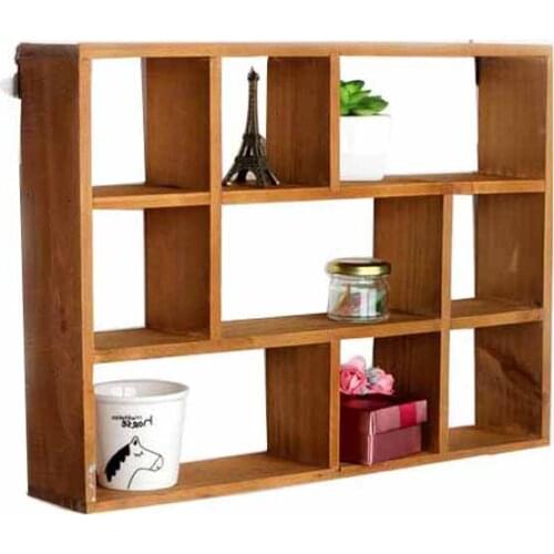 Hot Wood Shelf 3 Layers Wooden Storage Box Desktop Storage Rack Household Accessories Home Organization Storage Boxes Holders