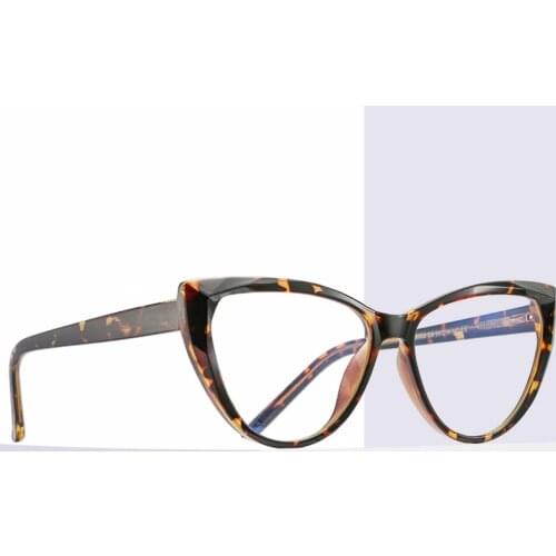 2020 new Women Anti Blue Light Glasses high quality Transparent Optical glasses frame Female TR90 Frames Eyeglasses