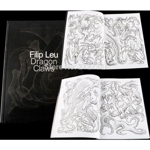 Newest Dragon Claws Tattoo Designs by Filip Leu Tattoo Book Body Art Design Pattern Template Free Shipping-B5