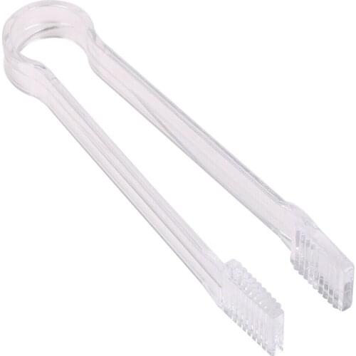 Plastic Food Ice Tong Baking BBQ Tongs Cooking Utensils, Kitchen Salad Tongs Clip for Buffet Serving, Pastry, Ice, Barbecue