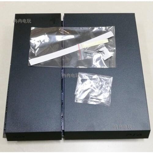 For Sony Playstation 4 Full Housing For PS4 Console full set Housing Case Shell Black 1200 console