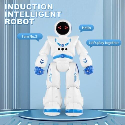 RC Intelligent RC Robot 2.4G Gesture Sensor Smart Programming Automatic Presentation RC Toys Dance Music Songs Lighting