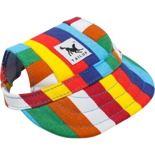 Multi-style Lovely Sun Hat Beach Hat Princess Dog Cap Breathable with Ear Holes Mesh for Small Puppy Summer Pet Products