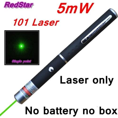 ReadStar 5mW 101 Green Laser pen single point laser pointer teacher pointer indicative pen Matel box without AAA battery