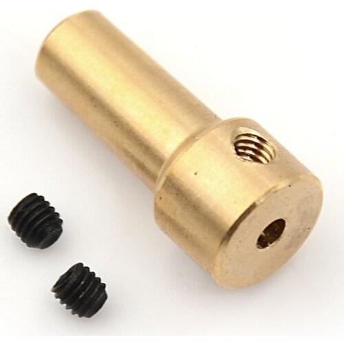 1Pc Shaft Coupler Clamp Fixture Brass 3.17mm Electric Drill Chuck JT0 Coupling Motor 20mm