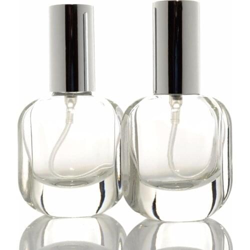 10ml Clear Empty Refillable Perfume Bottle with Sprayer Portable Glass Vials Make up Favor 10pcs/lot P160