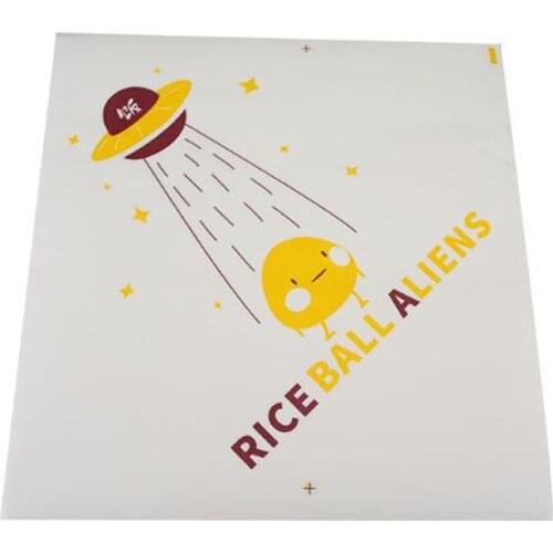 200pcs Onigiri Wrappers Rice Ball Wax Paper Food Grade Grease Paper For Rice Roll Steamed Sandwich Sushi Oilpaper Baking Tools