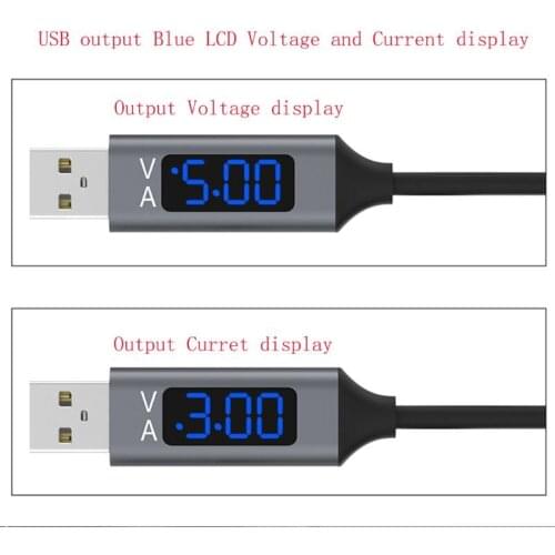 2021 New QC 3.0 USB Type C Fast Charging Data Sync Cable With Voltage Current LED Display