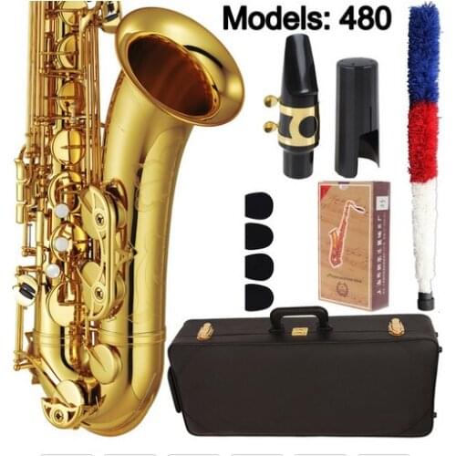 FMC Saxophone Alto 480 Professional Alto Sax Custom Series High Saxophone Gold lacquer Nickel-plated Keys Mouthpiece Reeds Neck