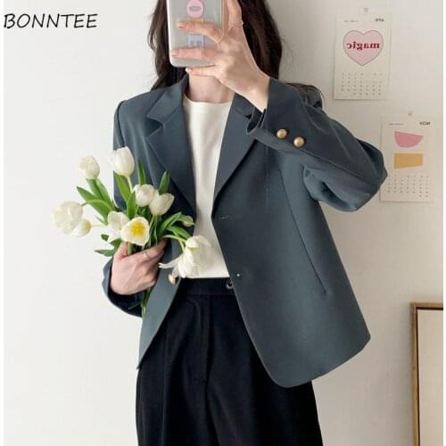 Женские прямые пиджаки BONNTEE China At AliExpress