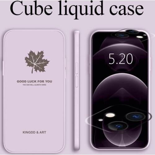 For iPhone 11 12 Pro Max Mini Pro Case Maple Leaf Phone Cover iPhone Max X XR XS MAX SE2020 8 7 6 6S Plus Shockproof Soft Case