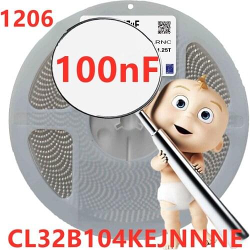 CL32B104KEJNNNE 1210 100nF(104) ±10% 250V CL32B104KCFNNNE 1210 100nF(104) ±10% 100V CL32B104KBFNNNE 100nF_±10%_50V_X7R_1210