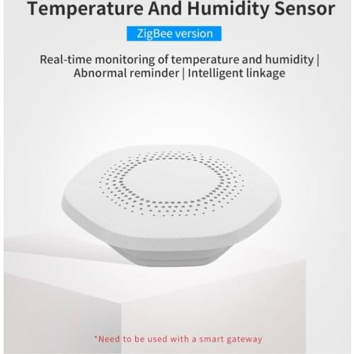 Zigbee Temperature And Humidity Sensor Smart Home APP LOne-click Linkage Home Automation Security Alarm Sensor