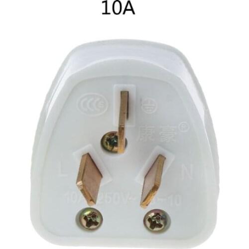 86 Type AC 250V 10A 16A High Power Electrical Wall Socket 3 Pin Plug Wall Outlet Plate Panel White For Air Conditioning