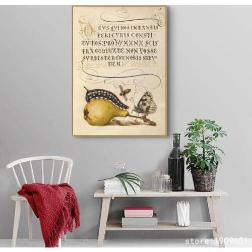 Cotton no frame classical still life pear scenery canvas printings oil painting printed on cotton wall art decoration picture