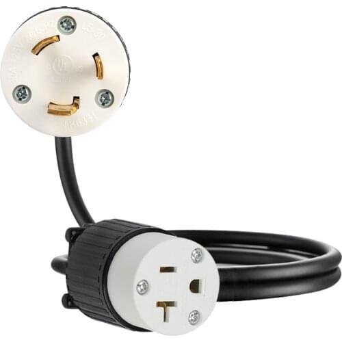 JORINDO 1-6FT,125V/250V 15A/20A NEMA L5-30P male to 5-20R female American standard power transfer cable