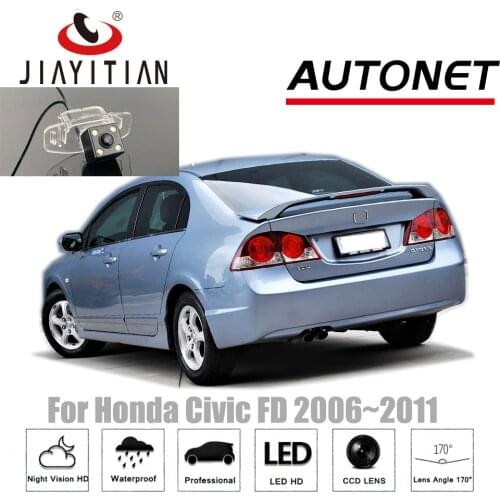 JIAYITIAN for Honda Civic 2006 2007 2008 2009 2010 2011 MK8 backup camera /CCD/Night Vision/rear view camera Button camera