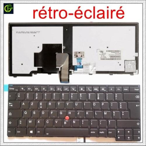 French Backlit Azerty Keyboard for lenovo ThinkPad 0C02226 04Y0835 PK130SB1A18 MP-12M16F0-G62W FR
