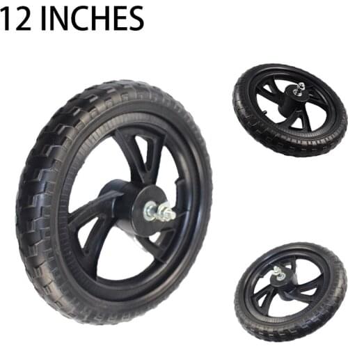 12 1/2x2 1/4 Solid Wheel Wheelchair Parts Rear Wheel 12 Inch PU Tire Inflation Free Wheel Manual Wheelchair Wheel