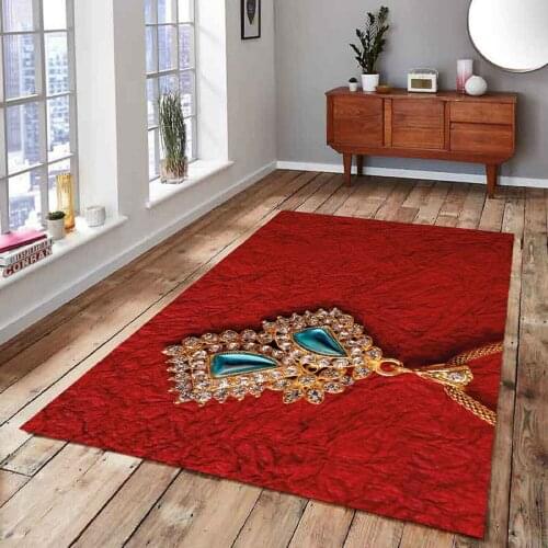 Gem Necklace Patterned Carpet ,Non Slip Floor Carpet,Teens Carpet,Turkish Rug