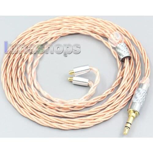 LN007186 Silver Plated OCC Shielding Coaxial Earphone Cable For Acoustune HS 1695Ti 1655CU 1695Ti 1670SS