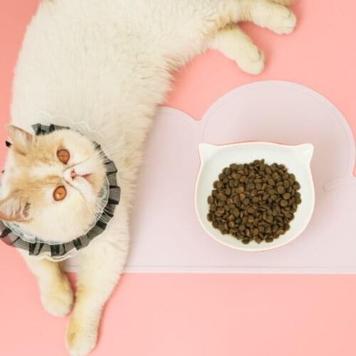 Cute Silicone Cloud Pet Feeding Mat Waterproof Dog Cat Food Pad Mats Dogs Cats Feeder Dish Placemat Pets Feeding Cleaning