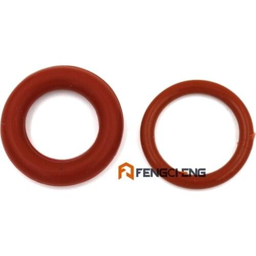 Weldless Cooler Bulkhead O-rings Replacement Set, Red Food Grade Silicone, 5 set/lot