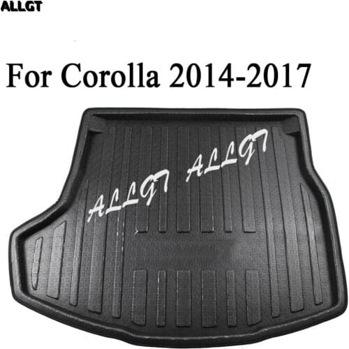 Cargo Liner for SUV or Car Rear Trunk Floor Mat for Toyota Corolla Altis 11th Generation 2014 2015 2016 2017 Waterproof