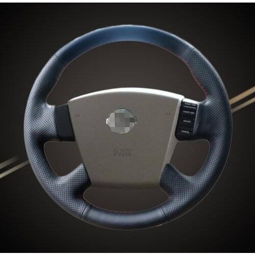 Car Braid On The Steering Wheel Cover for Nissan Teana 2003-2008 Old Teana Renault Samsung SM5 Auto Covers Accessory Car-styling