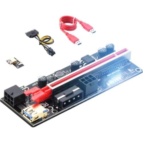 PCI-E To PCI-E Adapter 1 Turn 4 PCI-Express Slot 1x To16x USB3.0 Special Riser Card Extender PCIe Converter For BTC Miner Mining