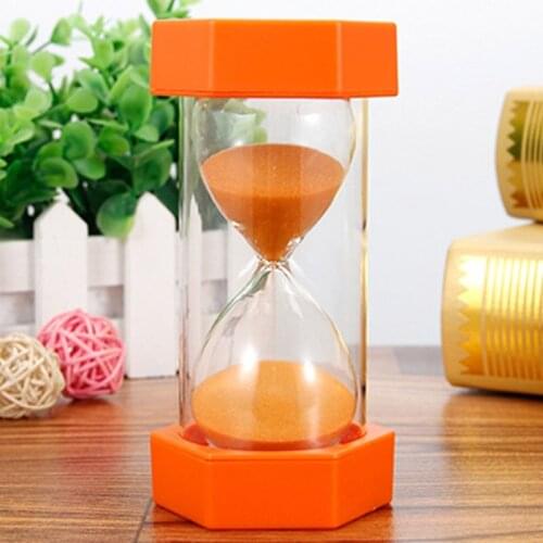 5/10/15/20/30min Sandglass Hourglass Sand Clock Egg Kitchen Timer Supplies Kid Game Gift KI