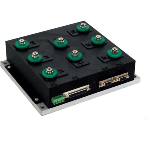 RS232 CAN open communicate sinusoidal wave dual channel pmsm servo driver 48V 3KW