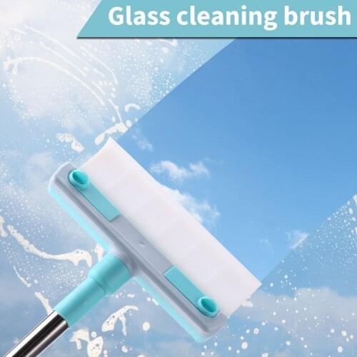 Glass Wiper Cleaning Brush with Handle Table Mirror Tile Cleaner Washing Scraper for Home Bathroom Car Window Cleaning Tools Kit
