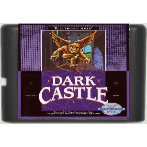 Dark Castle 16 bit MD Game Card For Sega Mega Drive For Genesis