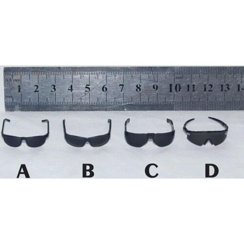 ZYTOYS 4pcs/Set 1/6 Scale Black Glasses Sunglasses Model ZY15-20 Fit 12" Male Action Figure Doll Toys Accessories In Stock