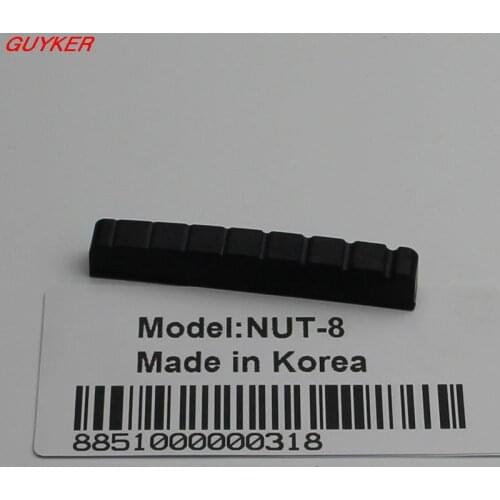 1 pcs of New Electric Guitar Black Nuts Plastic Nut-8