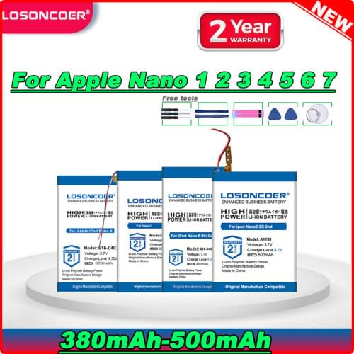 480mAh 616-0337 Good Quality Battery For Apple ipod Nano 3 3G 3rd 3Gen Generation 3TH MP3 A1236 Nano3 Battery