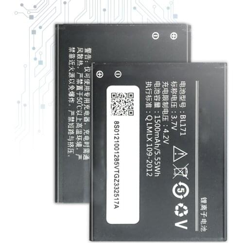 1500mAh BL171 Mobile Phone Battery for Lenovo a319 A356 A368 A370e A376 A60 A65 A500 A390 A390T BL 171 Bateria Batteries